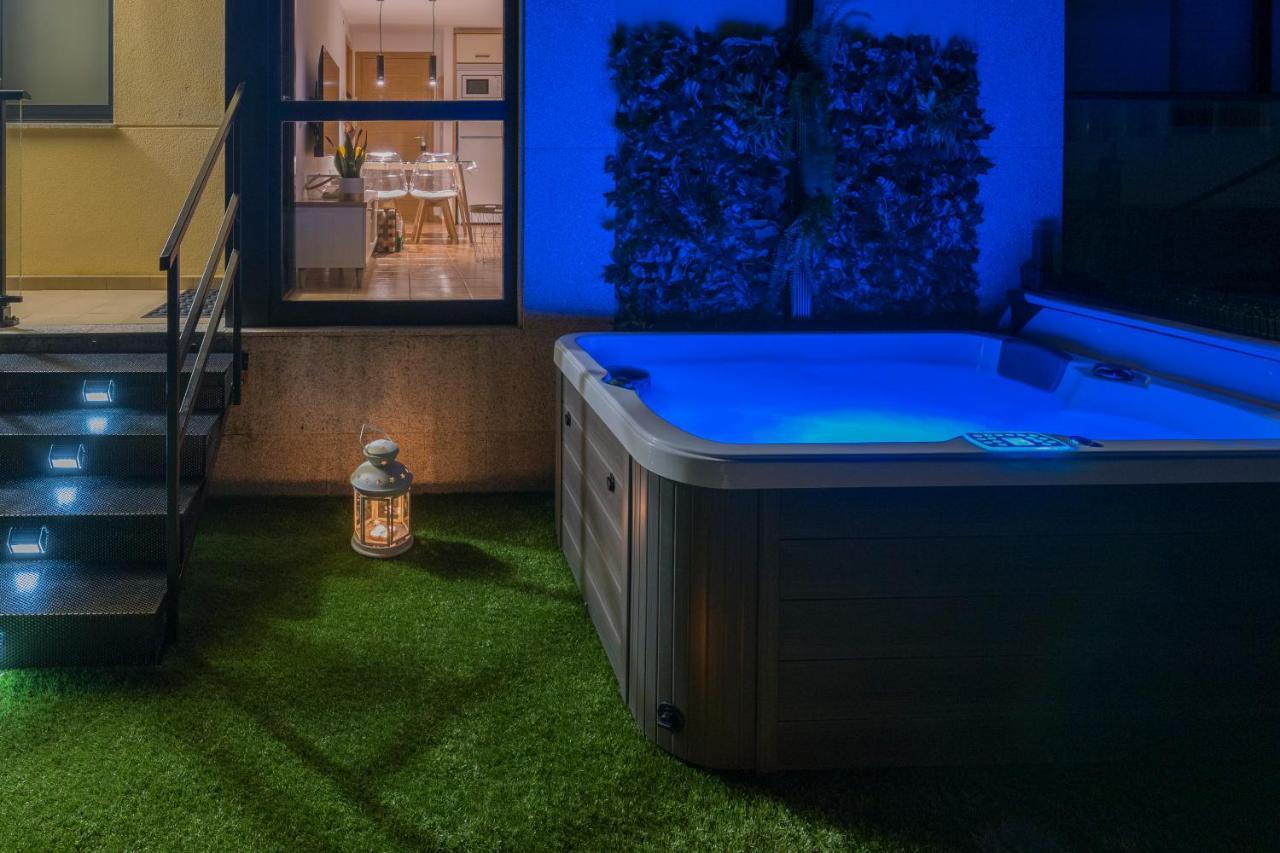 Garden Fisterra - Jacuzzi, Jardin Privado Y Vista Mar Apartment Luaran gambar