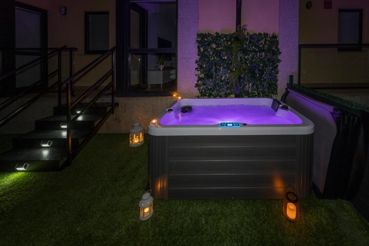 Garden Fisterra - Jacuzzi, Jardin Privado Y Vista Mar Apartment Luaran gambar