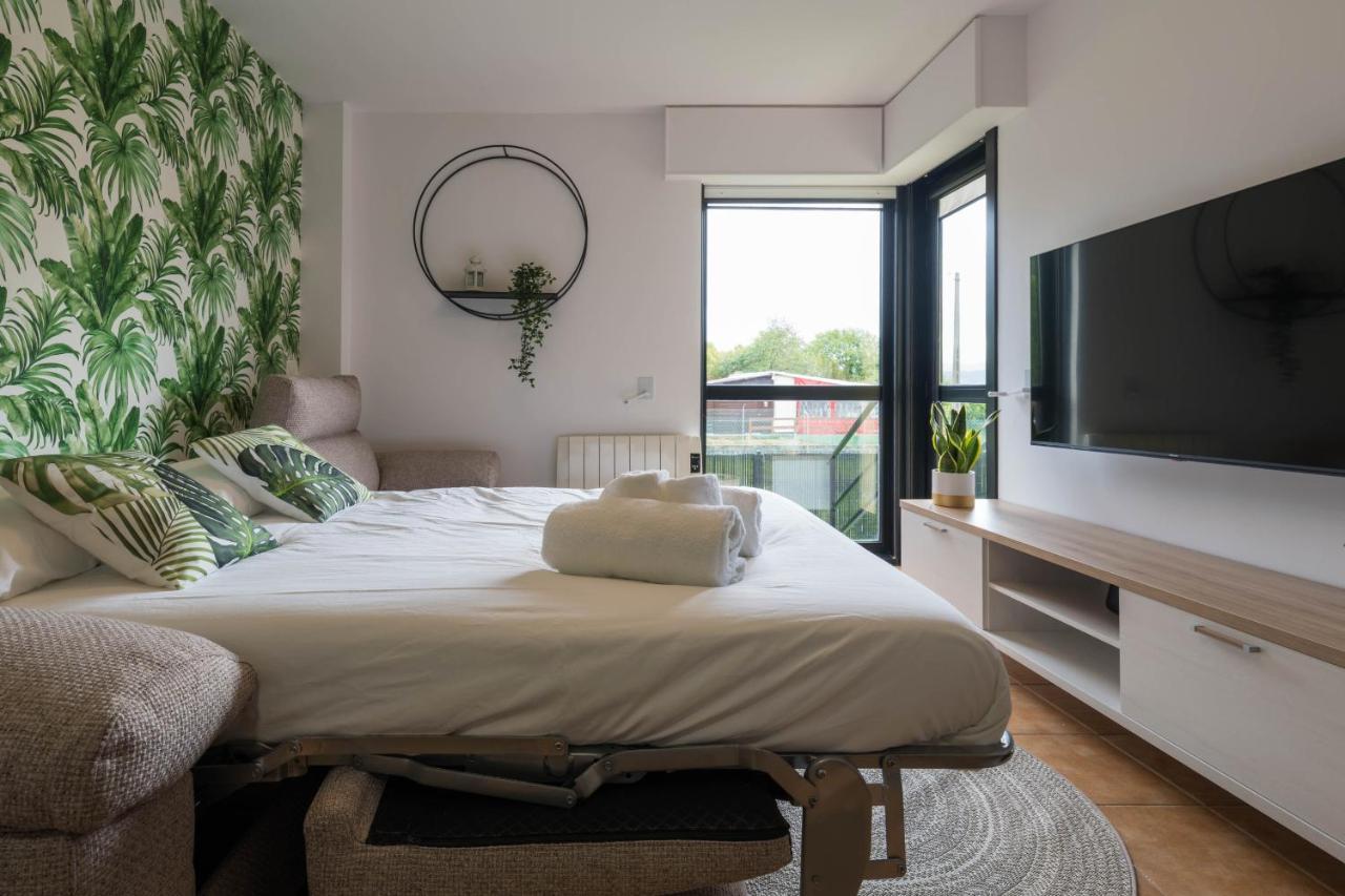 Garden Fisterra - Jacuzzi, Jardin Privado Y Vista Mar Apartment Luaran gambar