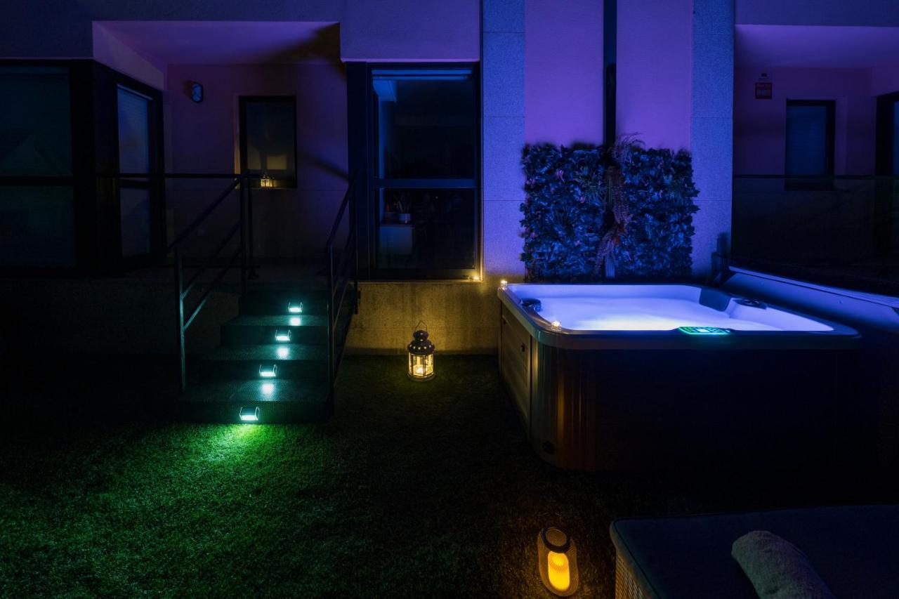 Garden Fisterra - Jacuzzi, Jardin Privado Y Vista Mar Apartment Luaran gambar