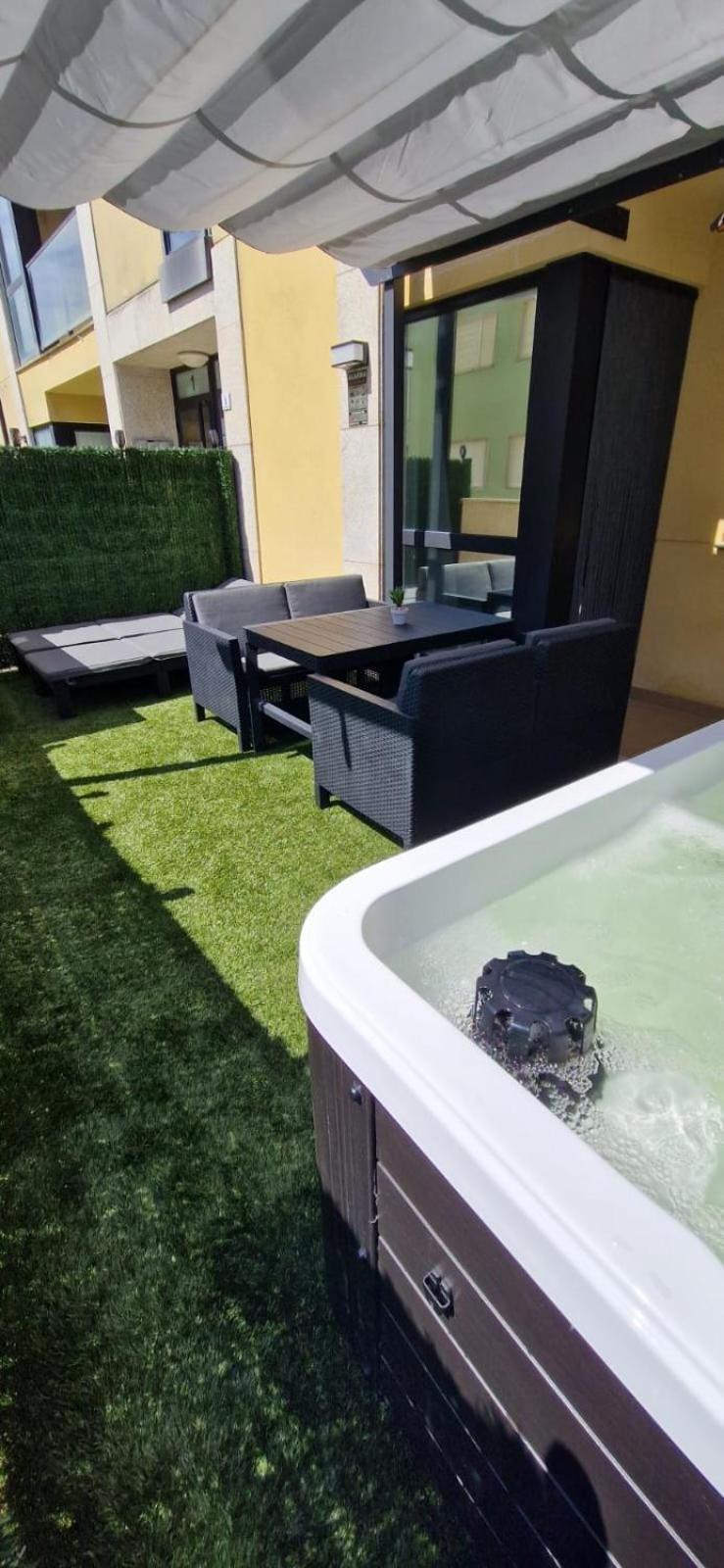 Garden Fisterra - Jacuzzi, Jardin Privado Y Vista Mar Apartment Luaran gambar